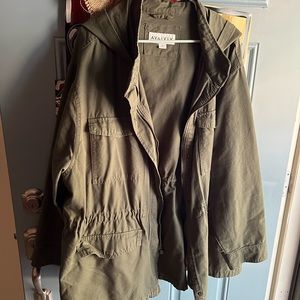 Plus Size utility jacket